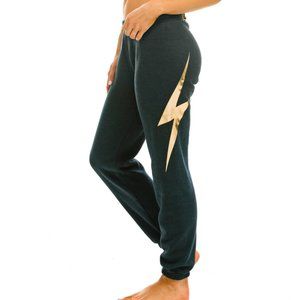 Aviator Nation Women's Bolt Metallic Sweatpants